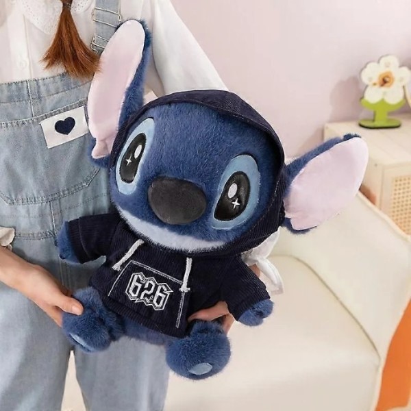 Фото - М'яка іграшка STITCH Стич в худі 35 см (6928270764689)